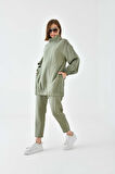 Ftz Women Kadın Modal Pantolonlu Takım Haki 30716