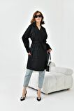 Ftz Women Kadın Paraşüt Kap Siyah 30745