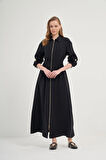 FTZ Women Kadın Modal Elbise  Siyah 31033