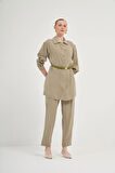 FTZ Women Kadın Pantolonlu Takım  Haki 31035