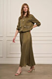 FTZ Women Kadın Cupra Etekli Takım  Haki 31063