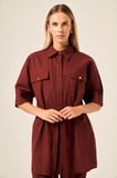 FTZ Women Kadın Keten Takım  Bordo 31196