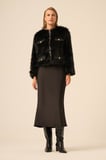 FTZ Women Kadın Peluş Mont  Siyah 31241