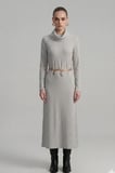 FTZ Women Kadın Ribana Elbise  Gri 31286