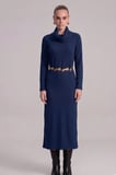 FTZ Women Kadın Ribana Elbise  Lacivert 31286