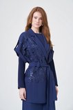 FTZ Women Kadın Dantel Takım  Lacivert 31349