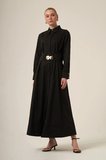 FTZ Women Kadın Cotton Elbise  Siyah 31350