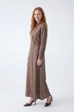 FTZ Women Kadın Begonya Talşı Elbise  Kahve 31364