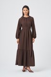 FTZ Women Kadın Capella Elbise  Kahve 31388