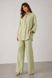 FTZ Women Kadın Keten Takım  Mint 31398
