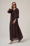 FTZ Women Kadın Fırfır Detay Helena Takım  Mürdüm 31409