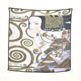 Gustav Klimt Expactation Desenli Bandana