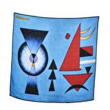 Kandinsky Collage Desenli Bandana