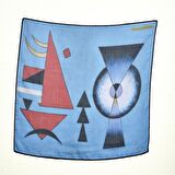 Kandinsky Collage Desenli Bandana