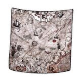 Piri Reis Desenli Bandana