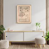 Anatolia Map Ahşap Tablo
