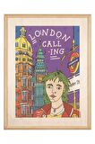 İkigai London Kadın Ahşap Tablo