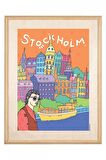 İkigai Stockholm Ahşap Tablo