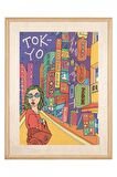 İkigai Tokyo Ahşap Tablo
