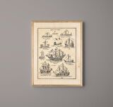 Ships Ahşap Tablo