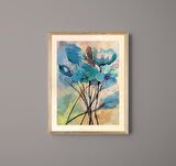 Triple Art Flower Ahşap Tablo