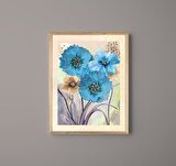 Triple Art Flower Ahşap Tablo