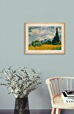 Van Gogh Buğday Tarlası Ahşap Tablo