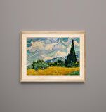 Van Gogh Buğday Tarlası Ahşap Tablo