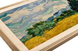 Van Gogh Buğday Tarlası Ahşap Tablo