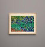 Van Gogh Irisis Ahşap Tablo