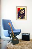 Bob Marley Ahşap Tablo