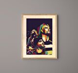 Kurt Cobain Ahşap Tablo