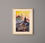 Cüney Şenyavaş İstanbul 1 Ahşap Tablo