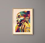 Kobe Bryant 2 Ahşap Tablo