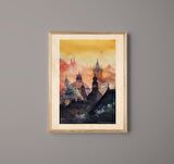 Cüney Şenyavaş Prag 1 Ahşap Tablo