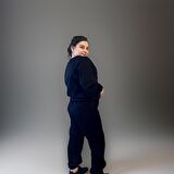 Unisex Üç İplik Şardonlu Sweatshirt Eşofman Takımı