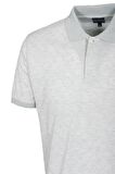 Erkek Polo Yaka Tişört Yeşil Dokulu %100 Pamuk Slim Fit Ribanalı Kol T-shirt NCS JEANS 1250