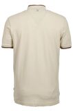 Erkek Taş Slim Fit Hakim Yaka Ribanalı Baskılı %100 Pamuk T-shirt Jeans 1975
