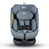Kraft Royal PR i-size (40-150 cm) 0-36 Kg Oto Koltuğu Açık Gri