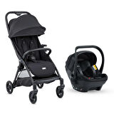 Kraft York Plus Travel Sistem Bebek Arabası Siyah