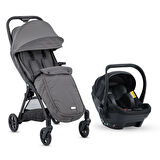 Kraft York Plus Travel Sistem Bebek Arabası Gri