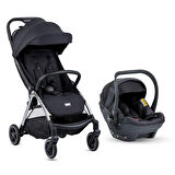 Kraft Magic Travel Sistem Bebek Arabası Siyah Silver 