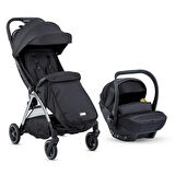 Kraft Magic Travel Sistem Bebek Arabası Siyah Silver 