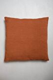 Peraluna FREE PILLOW %100 Organik Pamuk Triko Yastık Kılıfı 45X45 CM Kahve