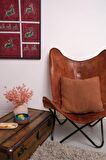 Peraluna FREE PILLOW %100 Organik Pamuk Triko Yastık Kılıfı 45X45 CM Kahve