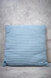 Peraluna FREE PILLOW %100 Organik Pamuk Triko Yastık Kılıfı 45X45 CM Açık Mavi