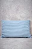Peraluna FREE PILLOW %100 Organik Pamuk Triko Yastık Kılıfı 60X40 CM Açık Mavi