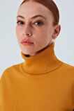 Peraluna VALERIA PULLOVER Boğazlı İnce Kadın Triko Kazak Sarı