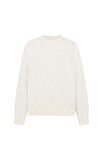 Styleboom X Peraluna CHELSEA PULLOVER Bisiklet Yaka Standart Kesim Kadın Triko Kazak - Ekru