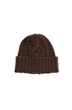 Peraluna TWINKLE BEANIE Saç Örgü Kadın Triko Bere - Kahve